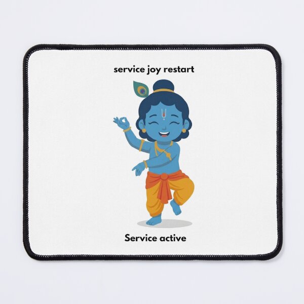 Item preview, service joy restart | Linux Developer Sticker | Terminal Tech Humor designed and sold by BhaktiByte.