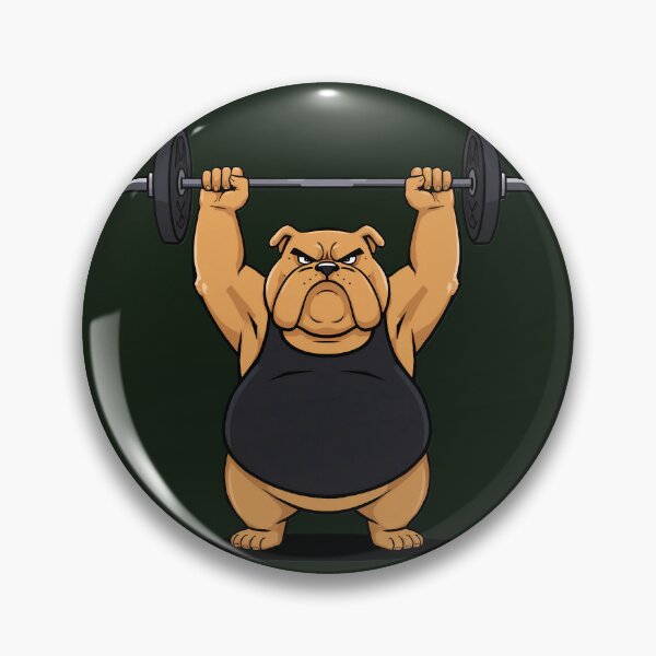 Item preview, Serious Dog Weightlifting designed and sold by fadilow.