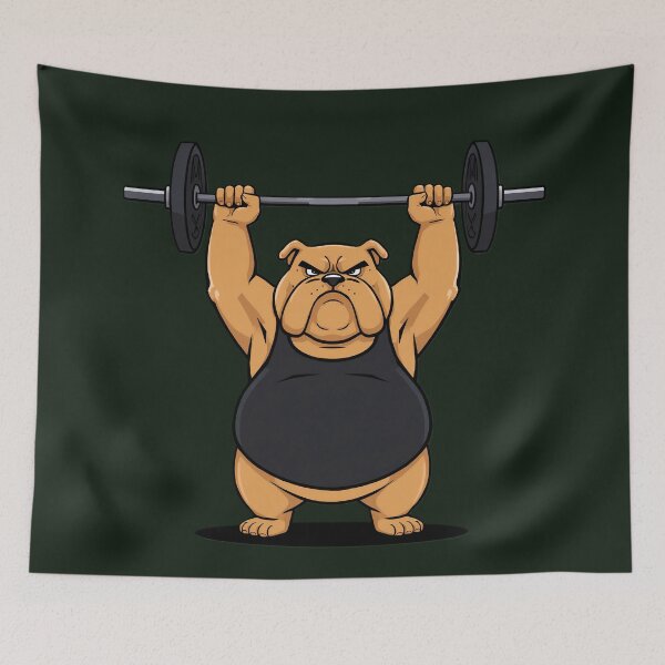 Item preview, Serious Dog Weightlifting designed and sold by fadilow.