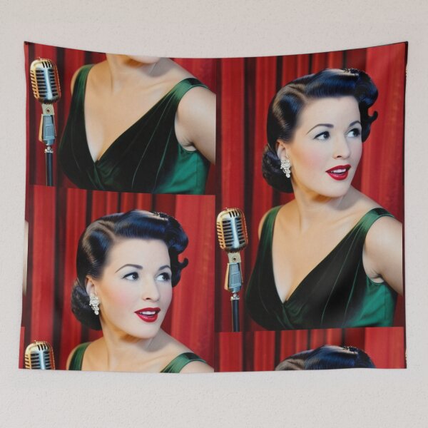 Item preview, Music - Charismatic Jazz Performer, Vintage Glamorous Style designed and sold by Beat-It.