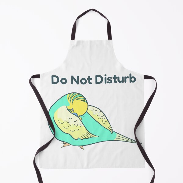 Item preview, Sleeping Budgie Parakeet Do Not Disturb Bird Illustration designed and sold by OrPolly.