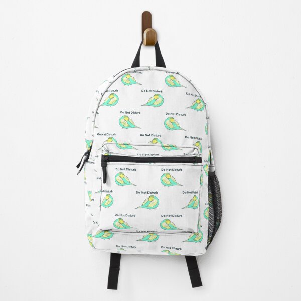 Item preview, Sleeping Budgie Parakeet Do Not Disturb Bird Illustration designed and sold by OrPolly.