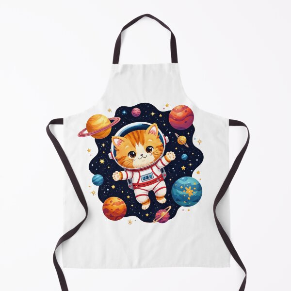 Item preview, Cute Space Cat Astronaut | Kawaii Cosmic Kitty Illustration designed and sold by Wonza22yara.