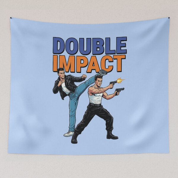Item preview, Doublie Impact (Comic book version of Jean Claude Van Damme) designed and sold by tigrootiger.