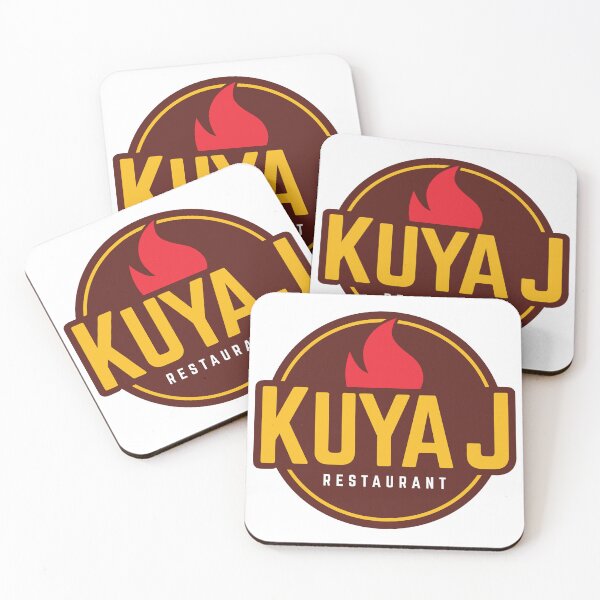 Item preview, Kuya J Restaurant Flame Grill Circular Badge Logo designed and sold by XiaShope.