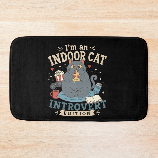 Item preview, Funny Indoor Cat Introvert Edition for Cat Lovers designed and sold by mraihan.