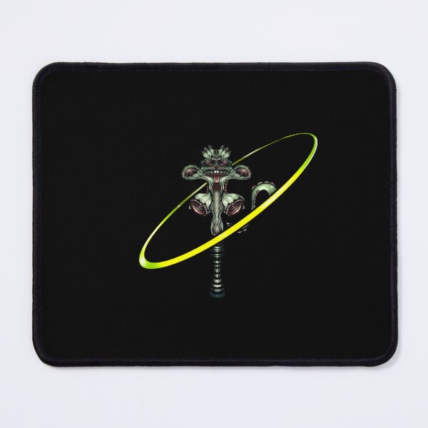 Item preview, Neon Alien Totem | Biomechanical Cyber Entity with Glow Ring designed and sold by immortalmoonimp.