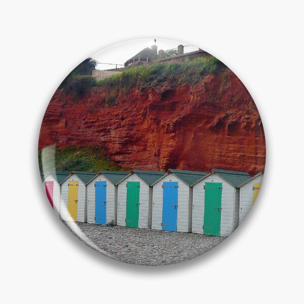 Item preview, Budleigh Salterton Beach Huts Jurassic Coast designed and sold by AndyEvansPhotos.