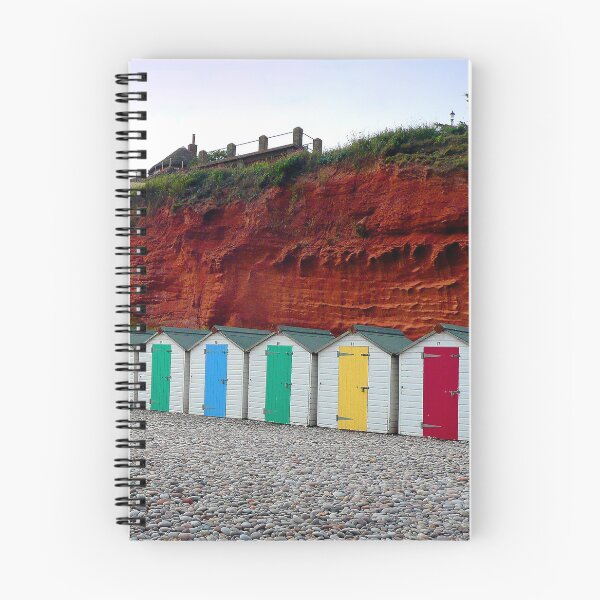 Item preview, Budleigh Salterton Beach Huts Jurassic Coast designed and sold by AndyEvansPhotos.