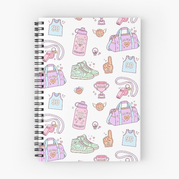 Item preview, Cute Pastel Basketball Kawaii Sports Aesthetic For Teen Girls designed and sold by roarsomethings.