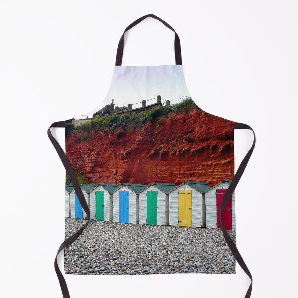 Item preview, Budleigh Salterton Beach Huts Jurassic Coast designed and sold by AndyEvansPhotos.