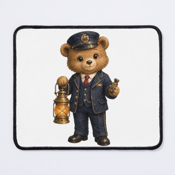 Item preview, Cute Bear Train Conductor designed and sold by photoparadise22.