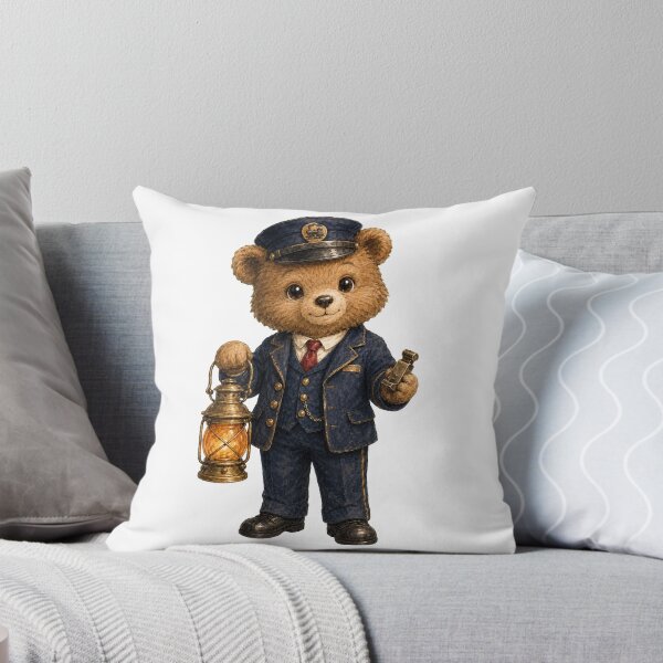 Item preview, Cute Bear Train Conductor designed and sold by photoparadise22.