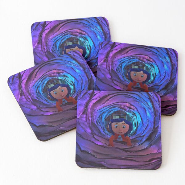 Item preview, swirling tunnel coraline designed and sold by rebekawood.