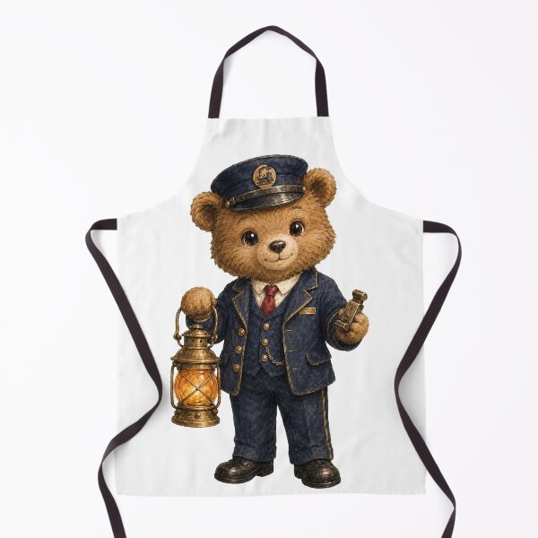 Item preview, Cute Bear Train Conductor designed and sold by photoparadise22.