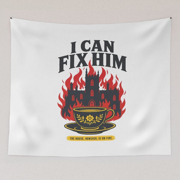 Item preview, Jane Eyre: I Can Fix Him, but Thornfield Is on Fire designed and sold by Fenay Designs.