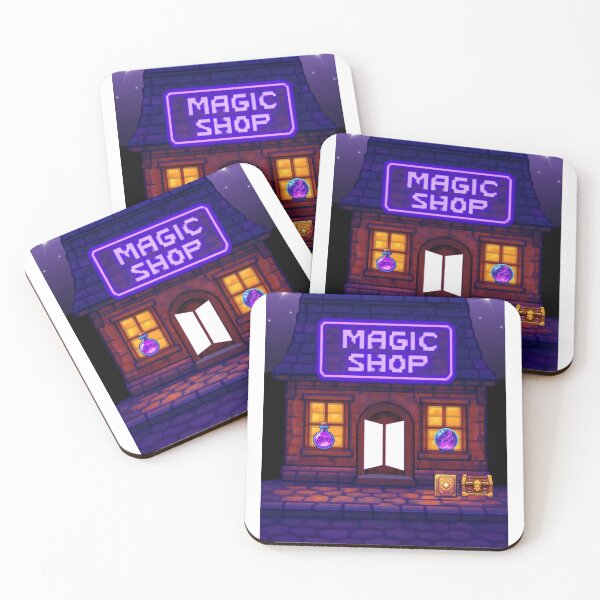 Item preview, Magic Shop 16-Bit Pixel Art Cozy Retro Gaming Night Graphic designed and sold by Gameshalah's Designs Hub.