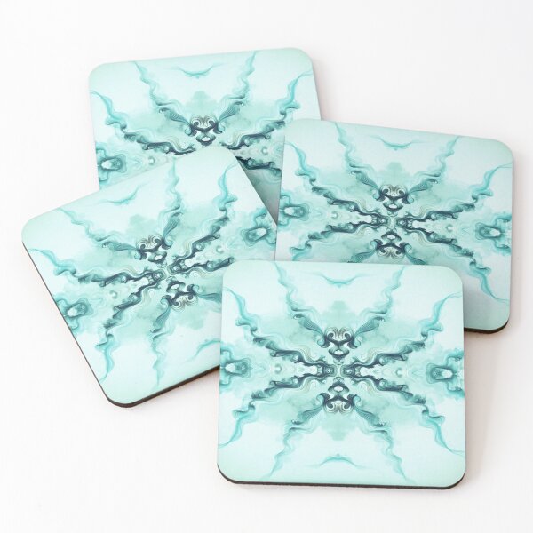 Item preview, Turquoise Symmetry – Fluid Energy designed and sold by Catfcreations.