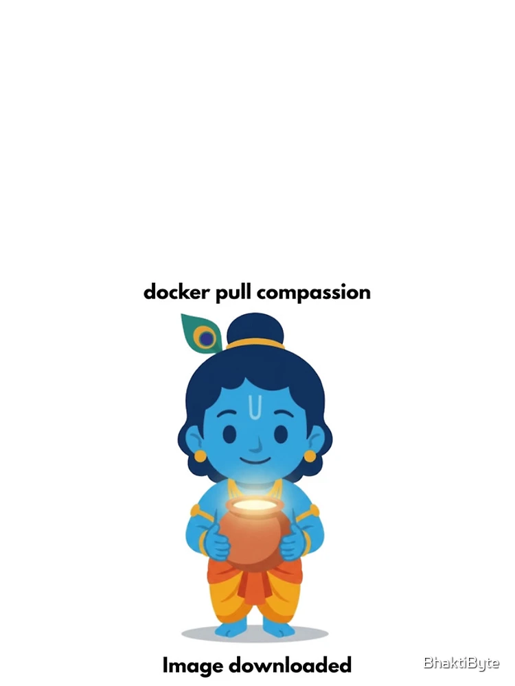 Thumbnail 4 of 4, iPhone Case, docker pull compassion | Docker Developer Sticker | DevOps Tech Humor designed and sold by BhaktiByte.