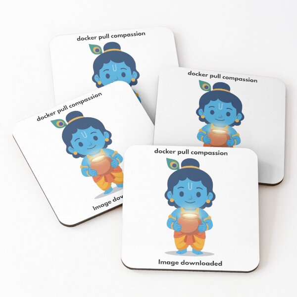 Item preview, docker pull compassion | Docker Developer Sticker | DevOps Tech Humor designed and sold by BhaktiByte.
