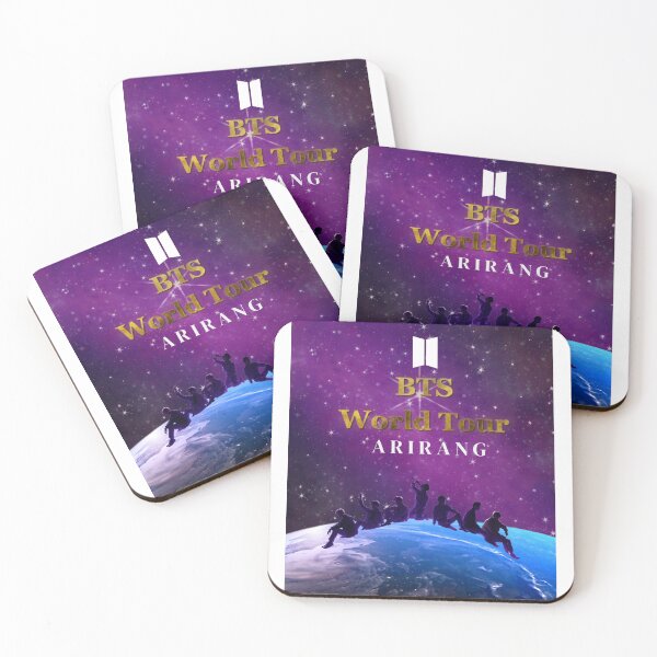 Item preview, BTS World Tour Arirang Purple Galaxy Earth Silhouette Graphic designed and sold by Gameshalah's Designs Hub.