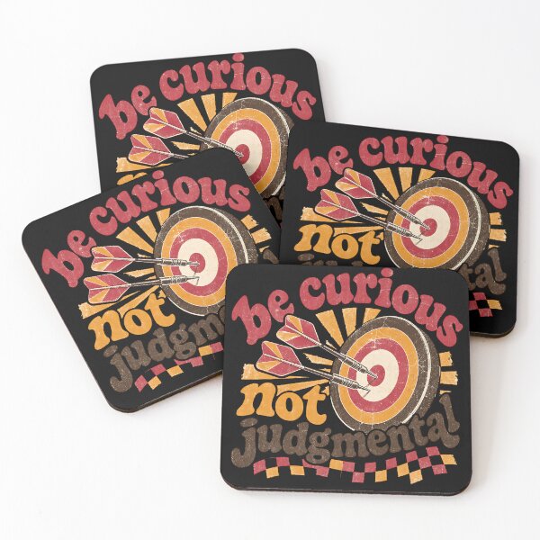 Item preview, Be curious, not judgmental designed and sold by Olena Du.