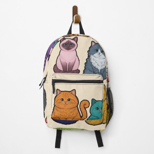 Item preview, Cute Colorful Cats Sticker Pack – Kawaii Cartoon Cat Collection designed and sold by JAMESAMORN.