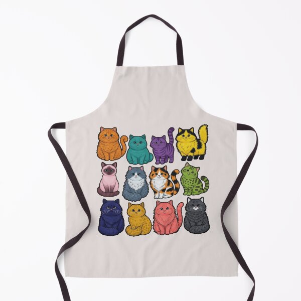 Item preview, Cute Colorful Cats Sticker Pack – Kawaii Cartoon Cat Collection designed and sold by JAMESAMORN.