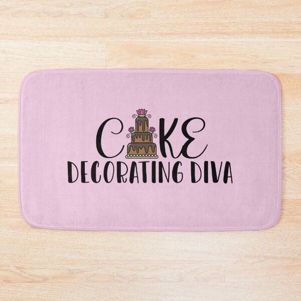 Item preview, Cake Decorating Diva (on Pink) designed and sold by PawsitiveMum3.