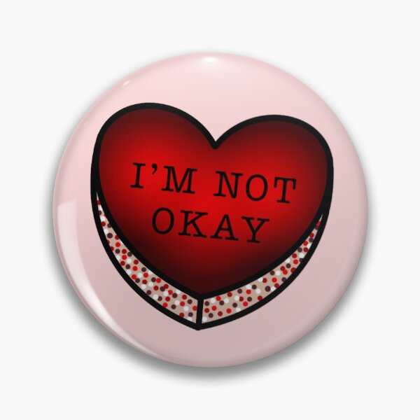 Item preview, I’m Not Okay - Red Dots designed and sold by tyranicorntat.