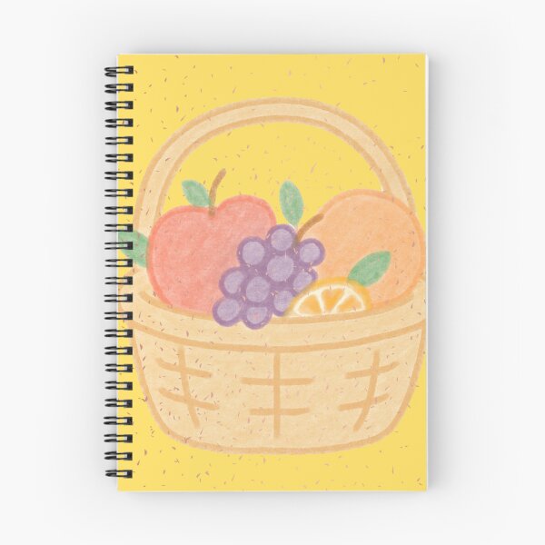 Item preview, Fruits Basket Pastel Speckled Art Print designed and sold by stickersbygwgw.