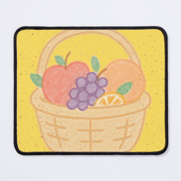 Item preview, Fruits Basket Pastel Speckled Art Print designed and sold by stickersbygwgw.