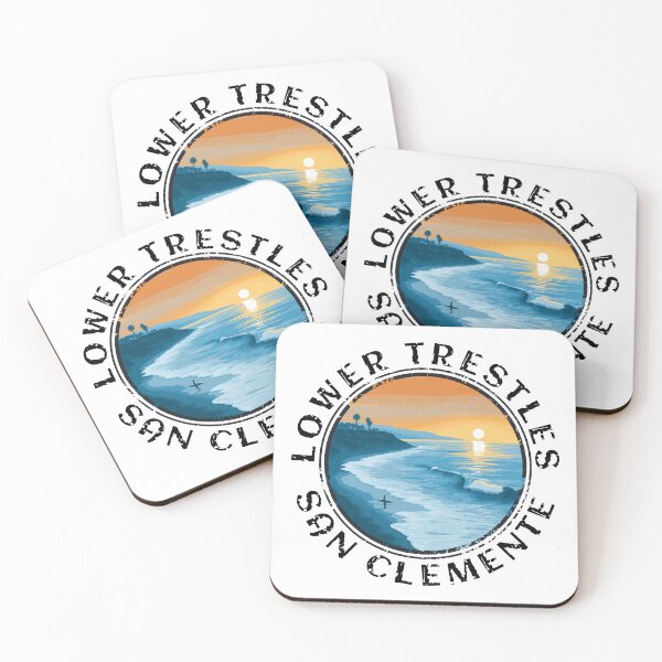 Item preview, Lower Trestles - San Clemente (with Black Lettering) designed and sold by VelvetRoom.