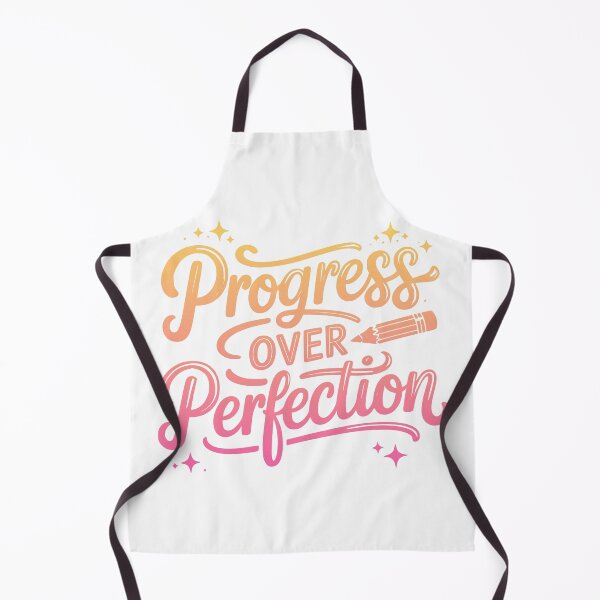Item preview, Progress Over Perfection – Colorful Gradient Teacher Growth Mindset Quote designed and sold by PalleteCreation.