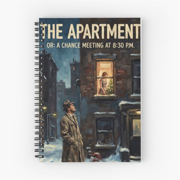Item preview, The Apartment Romantic Comedy Fine Art Tribute designed and sold by Art's Diner.