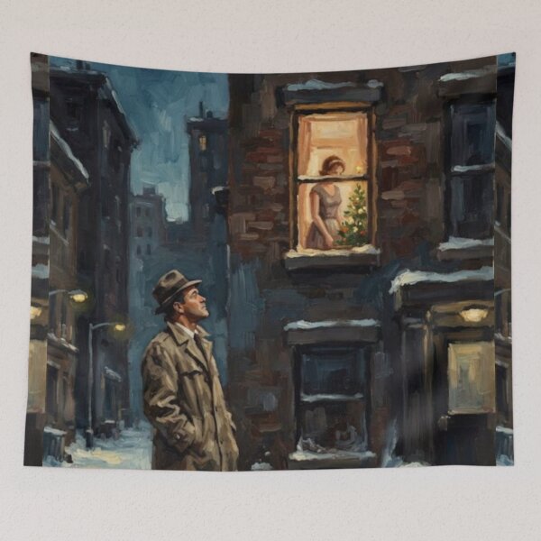 Item preview, The Apartment Romantic Comedy Fine Art Tribute designed and sold by Art's Diner.