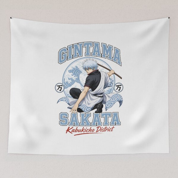 Item preview, Dynamic Silver Hair Samurai Wave Circle Athletic Graphic designed and sold by sidki-SDK.
