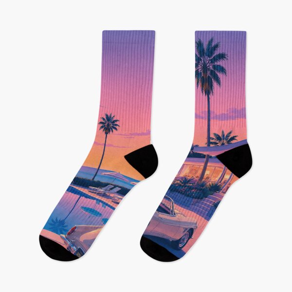 Item preview, California Daydream Poolside Sunset designed and sold by rebekawood.