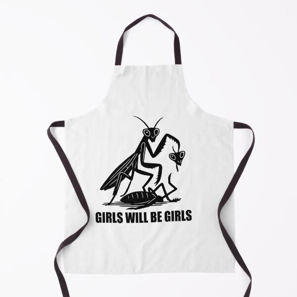 Item preview, Girls Will Be Girls Praying Mantis Shirt, Funny Insect Meme Graphic Tee, Dark Humor Nature Lover Gift, Vintage Entomology Comfort Colors designed and sold by Phirivey.