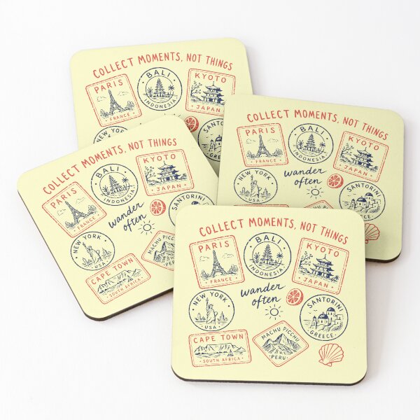 Item preview, Vintage Travel Stamp Design designed and sold by PrintandJoy.