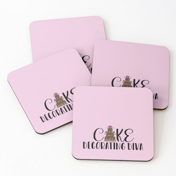 Item preview, Cake Decorating Diva (on Pink) designed and sold by PawsitiveMum3.