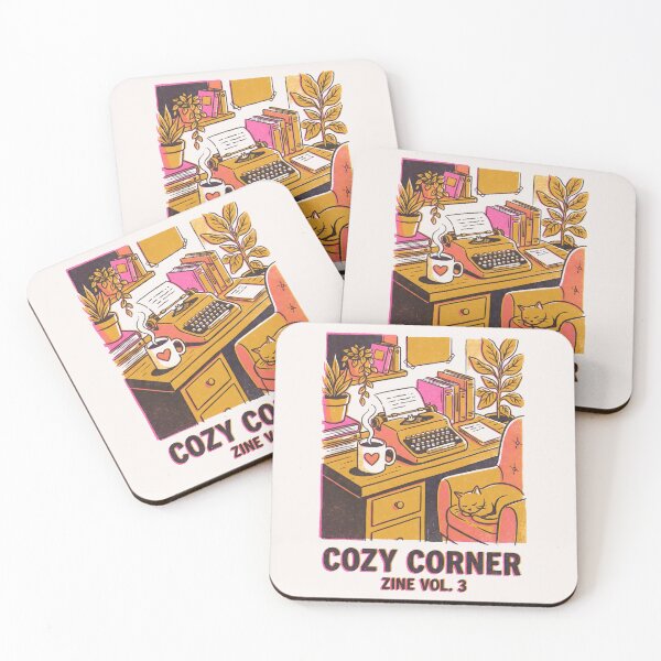 Item preview, Cozy Writer's Corner Vintage Reading Room Illustration designed and sold by FEBRICAST.