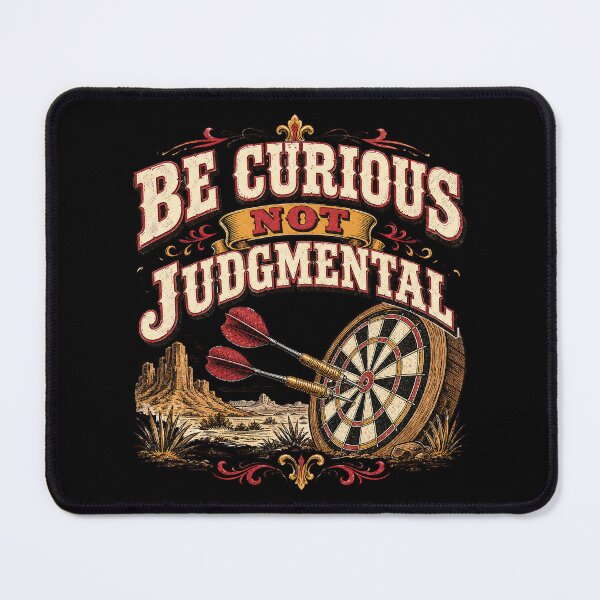 Item preview, Be curious, not judgmental designed and sold by Olena Du.