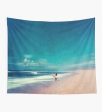 Summer Days - Going Surfing Wall Tapestry