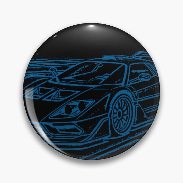 Item preview, Retro Blue Supercar Line Art Automotive Graphic designed and sold by Nexus Space.