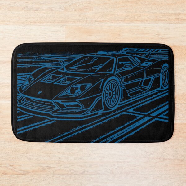 Item preview, Retro Blue Supercar Line Art Automotive Graphic designed and sold by Nexus Space.