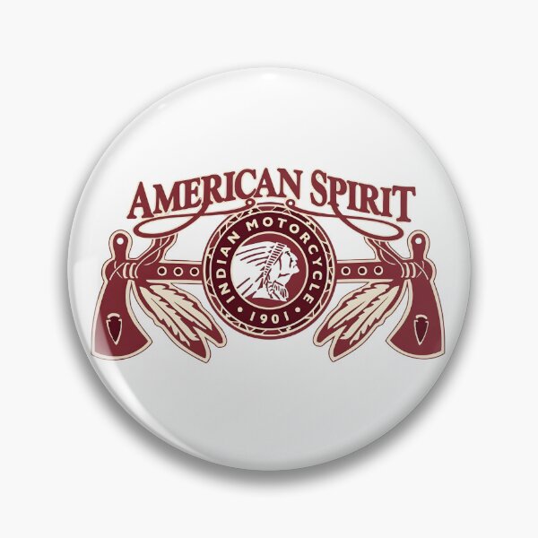 Item preview, Vintage Indian Motorcycle "American Spirit" Emblem Logo designed and sold by CharlieDesings.