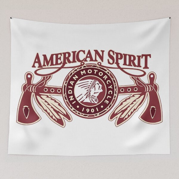Item preview, Vintage Indian Motorcycle "American Spirit" Emblem Logo designed and sold by CharlieDesings.