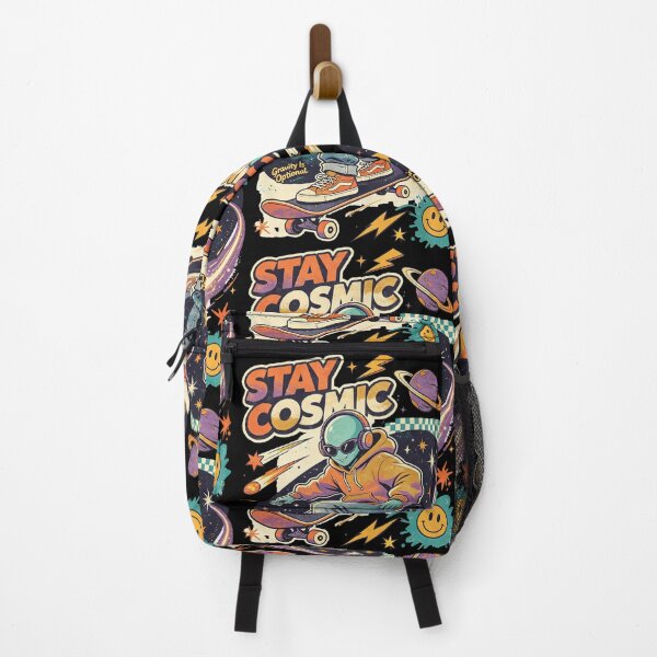 Item preview, Stay Cosmic Alien Skateboarding Adventure designed and sold by NatalieJeans.