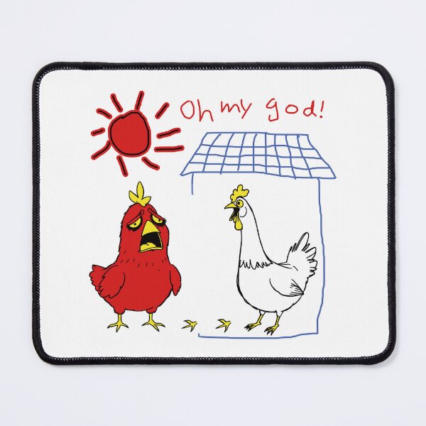 Item preview, Oh My God! Too Hot Outside Chicken Cartoon. designed and sold by EunsooLee.